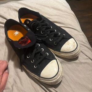 All black 70’s converse sz 13 only worn once